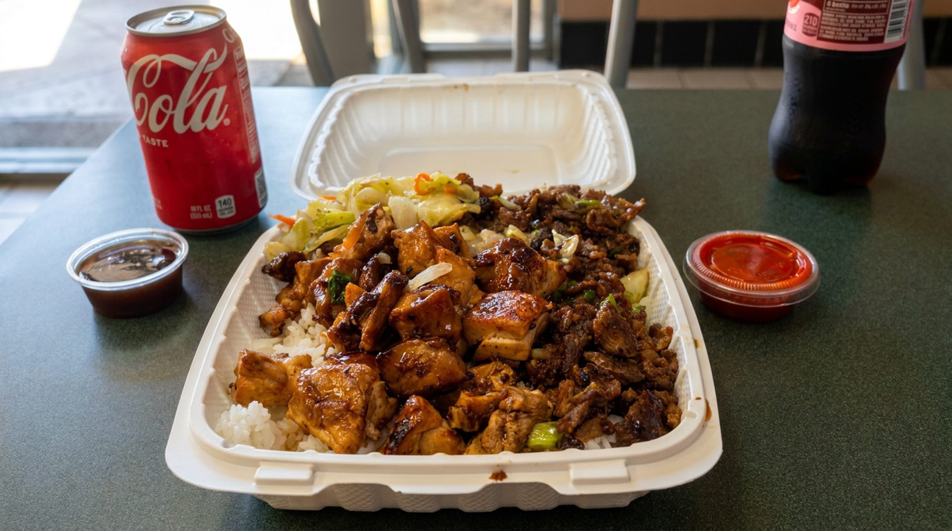 Chicken and beef combo